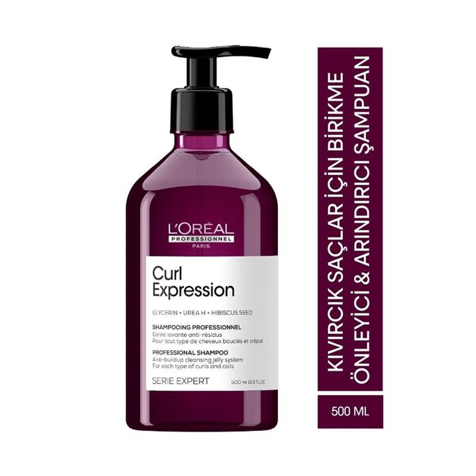 Serie Expert Curl Expression Kıvırcık Saçlar İçin Birikme Önleyici Şampuan 500 ml Çizgi Shop'da.