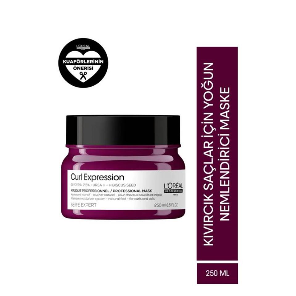 Serie Expert Curl Expression Kıvırcık Saçlar İçin Yoğun Nemlendirici Maske 250 ml Çizgi Shop'da.