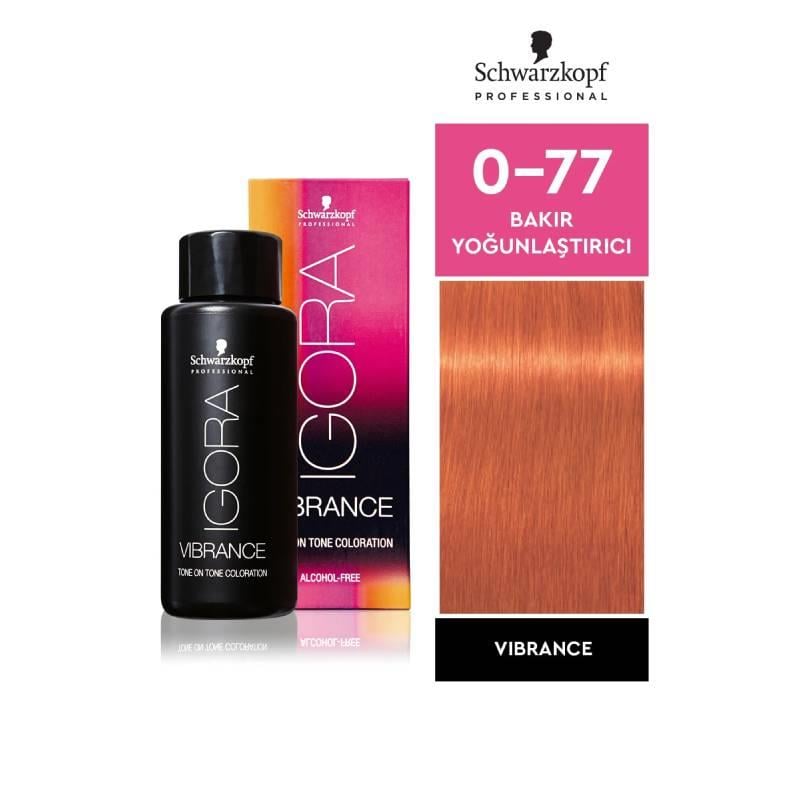 Vibrance 0-77 Bakır Yoğunlaştırıcı Saç Boyası 60ml Çizgi Shop'da.