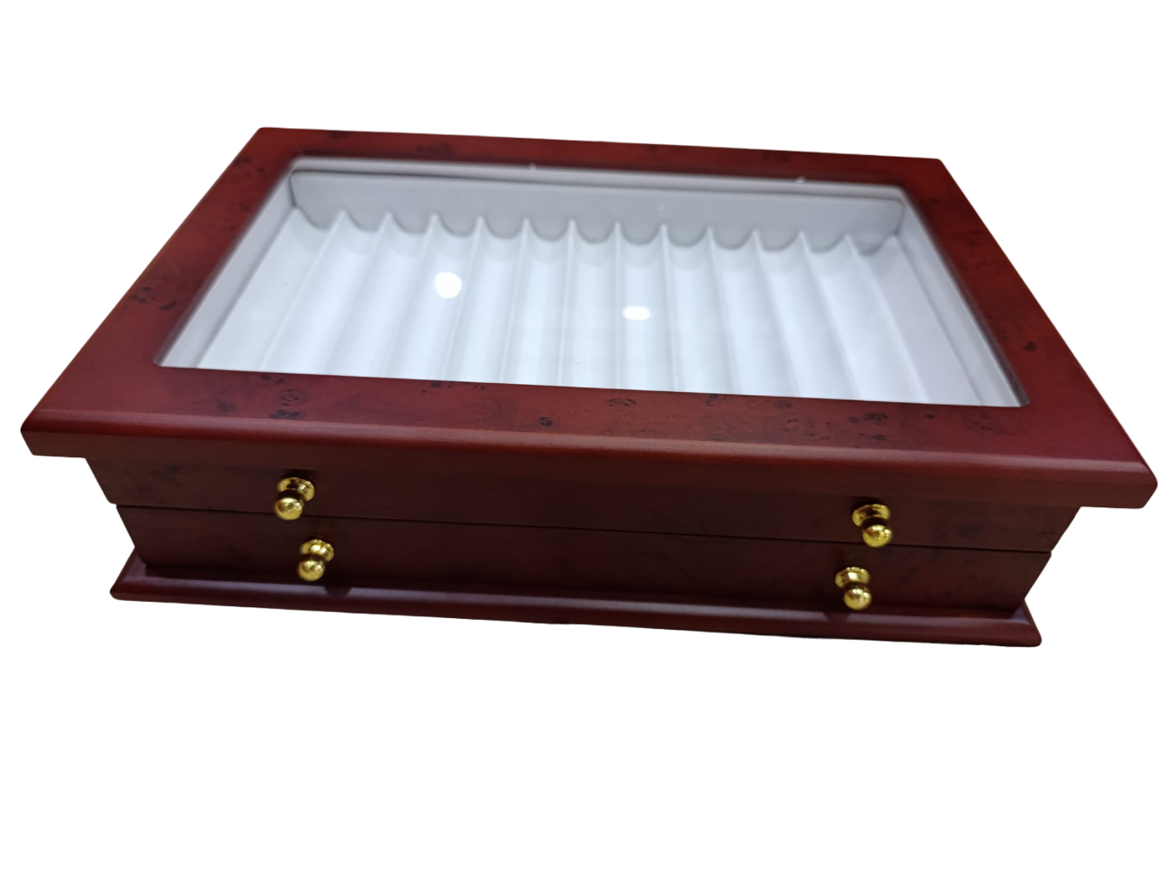 Ahşap Suni Deri Koleksiyon Kutusu