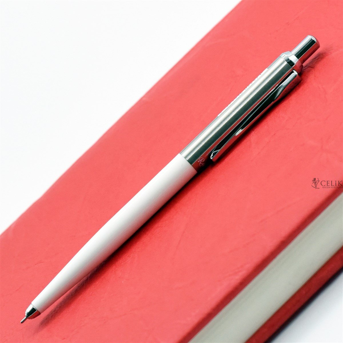 Ohto Rays Serisi NKG-255R Beyaz Hızlı Kuruyan Jel Kalem