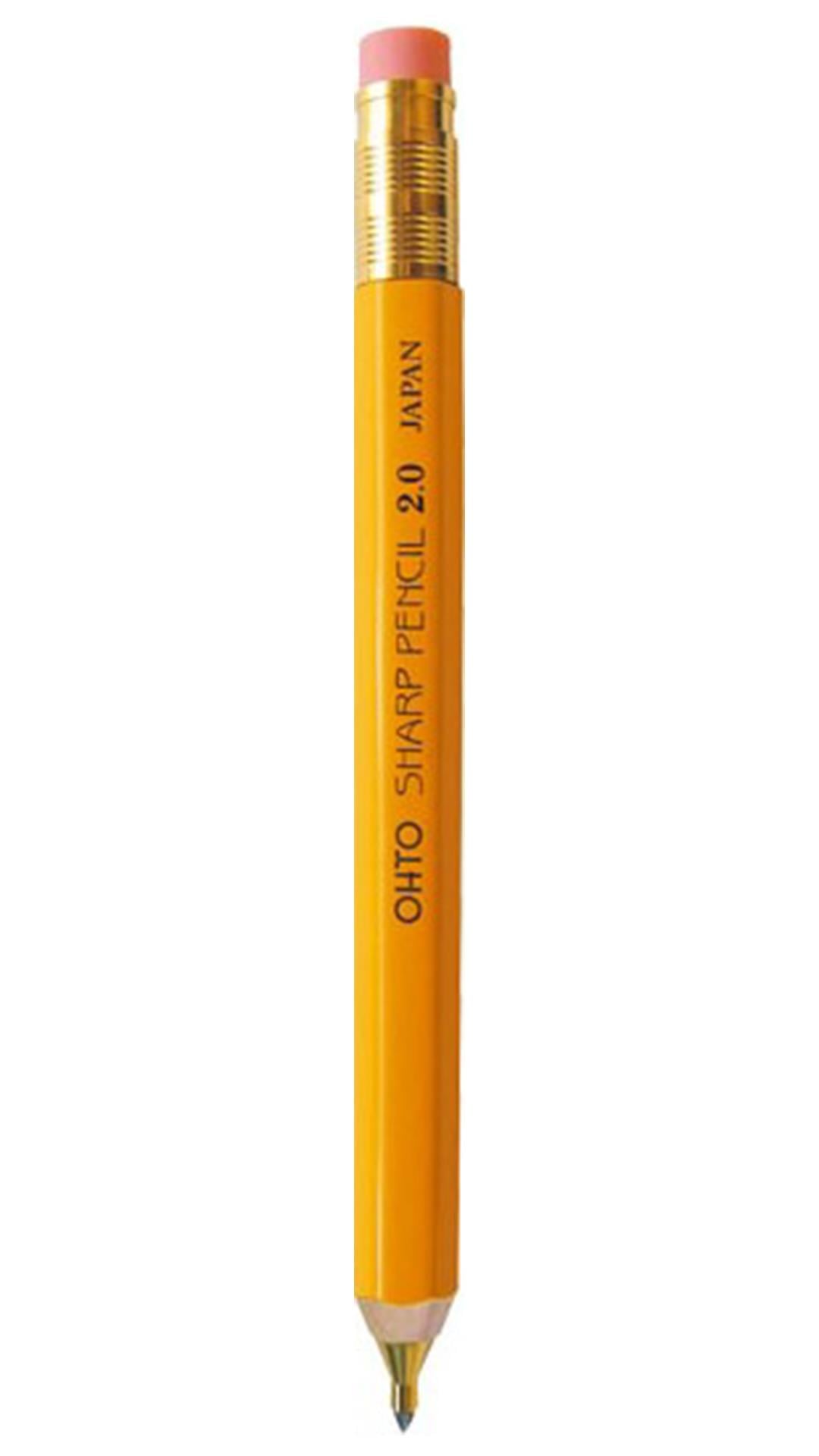 Ohto Wooden Serisi APS-680E 2.0 mm Uç Sarı Versatil Kalem