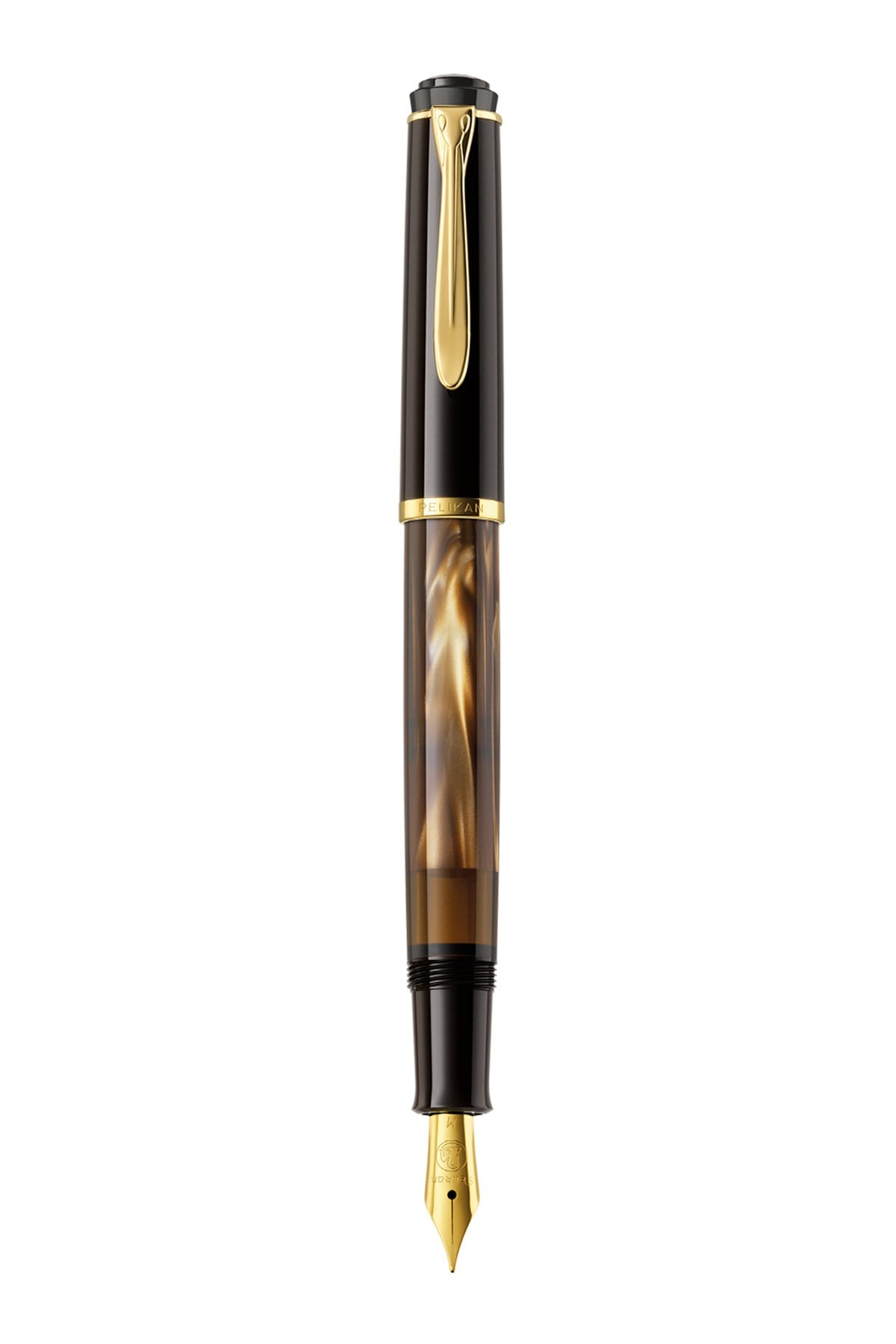 Pelikan Klasik Seri M200 Marble Brown Dolma Kalem B Uç