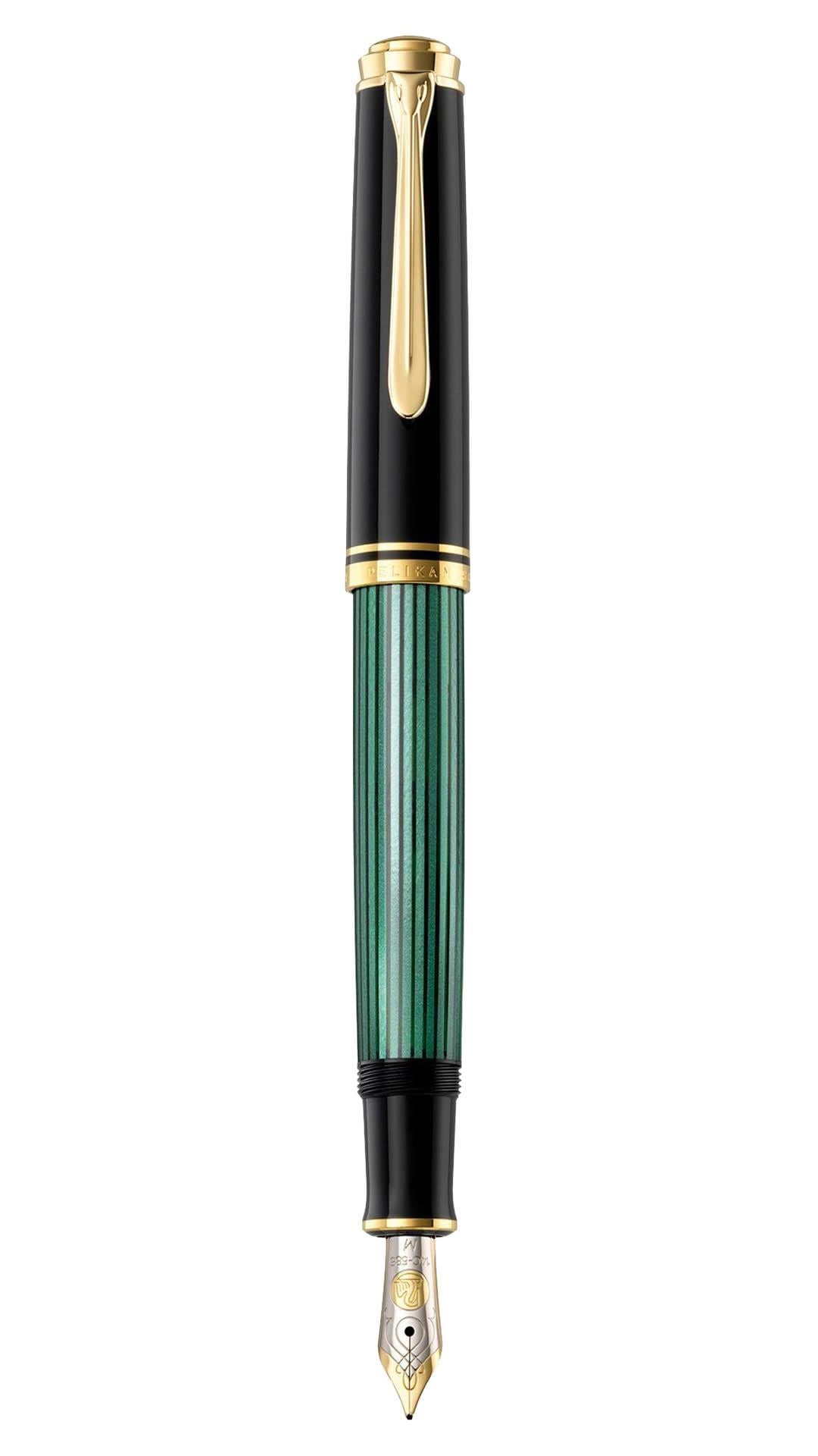 Pelikan Souveran Series M600 Green Black Fountain Pen 