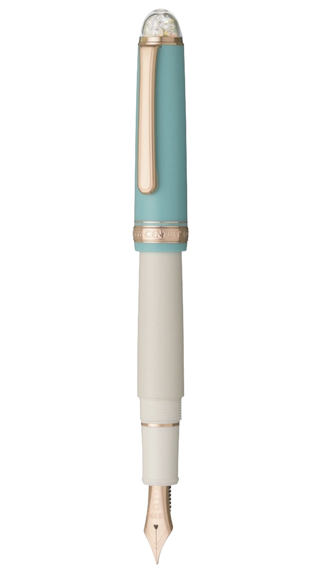 Platinum Limited Edition #3776 Shape of Heart Bluebird Fountain Pen
