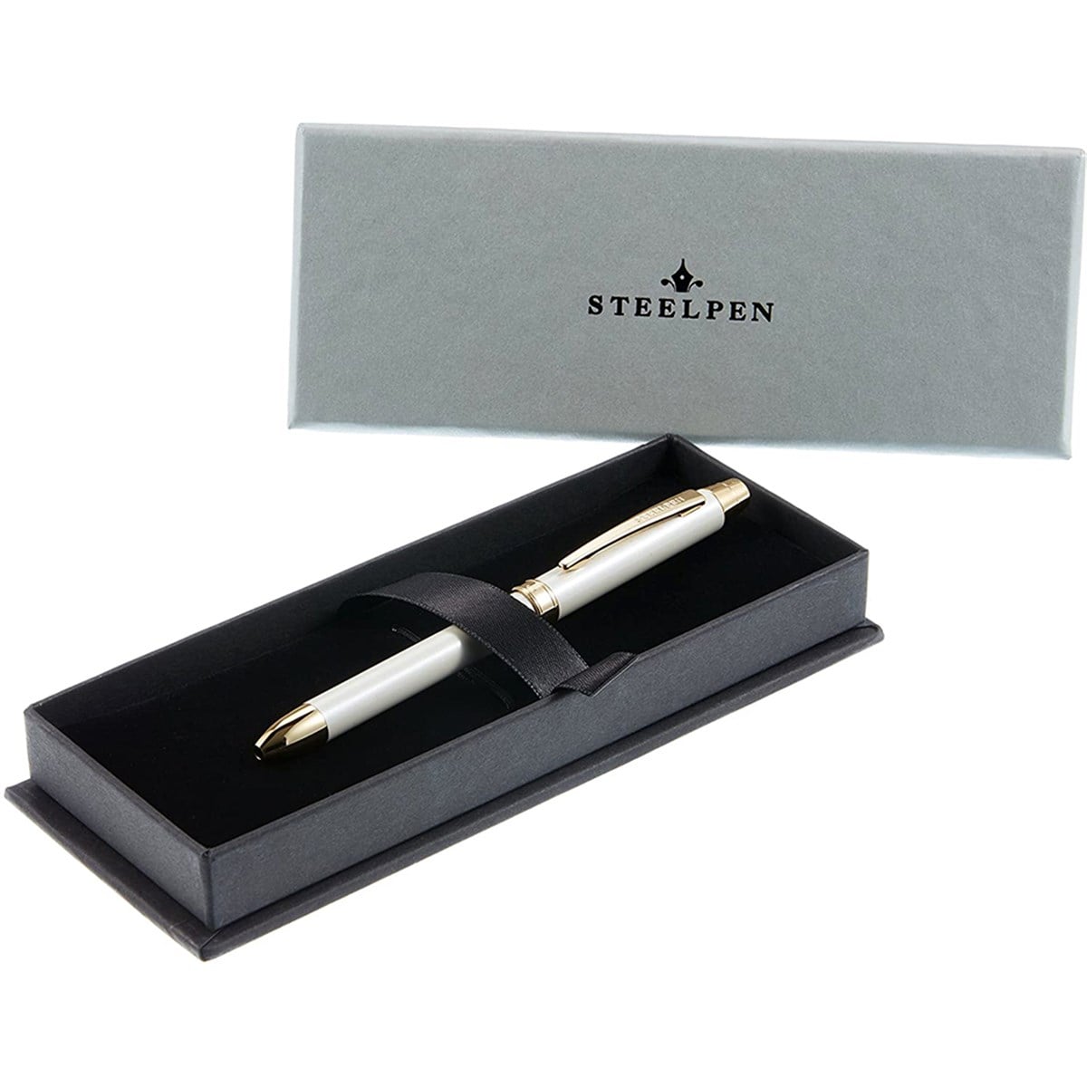Steelpen 430-4 3 Fonksiyonlu Tükenmez Kalem Beyaz