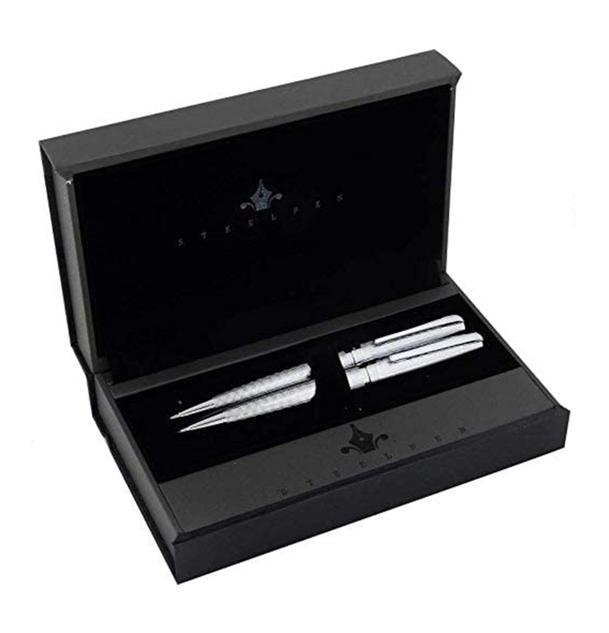 Steelpen Carens Serisi P264 Parlak Krom Tükenmez Kalem+ Versatil Kalem