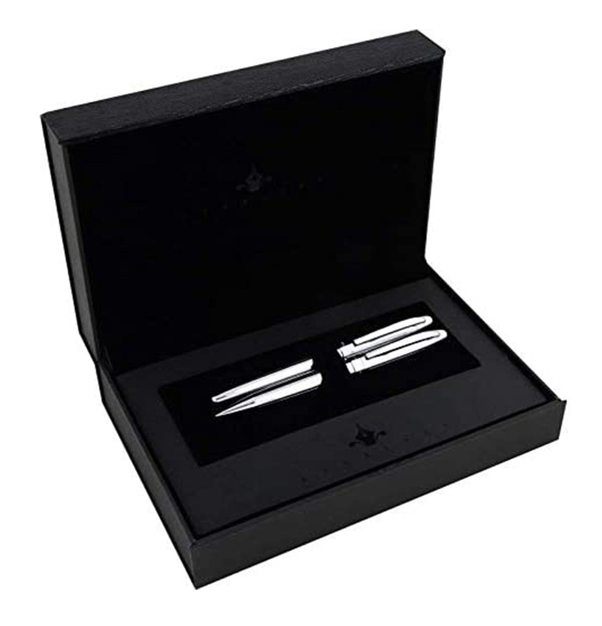 Steelpen Global Serisi 8694 Krom Dolma Kalem+Tükenmez Kalem