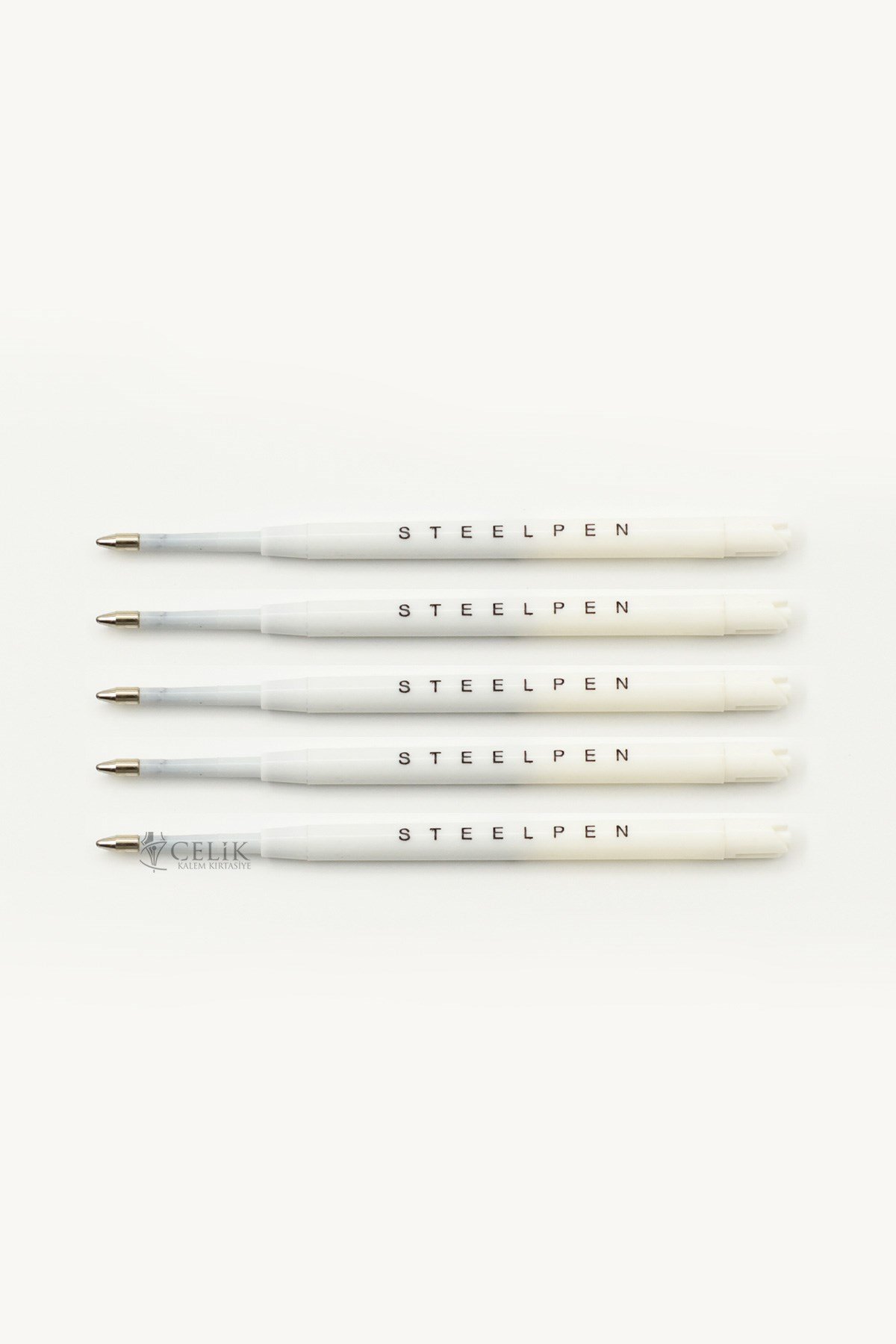 Steelpen Parker Tipi 5'li Plastik Siyah Refil