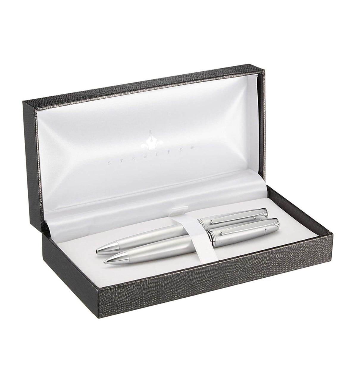 Steelpen Planet Serisi 0022TV Mat Krom Tükenmez Kalem+Versatil Kalem