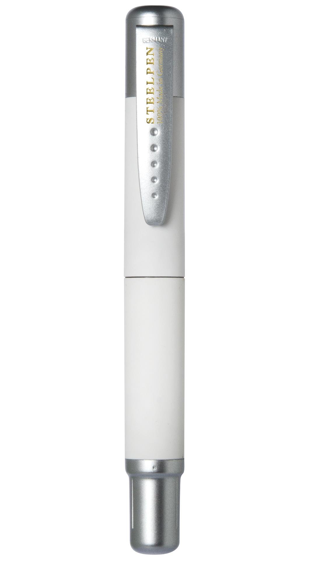 Steelpen Sky Short Serisi 4558 DK Beyaz Dolma Kalem