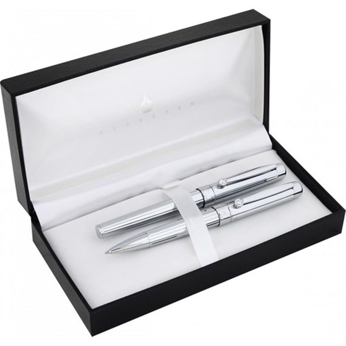 Steelpen URANUS Serisi 783 P.Krom Dolma Kalem+Tükenmez Kalem 