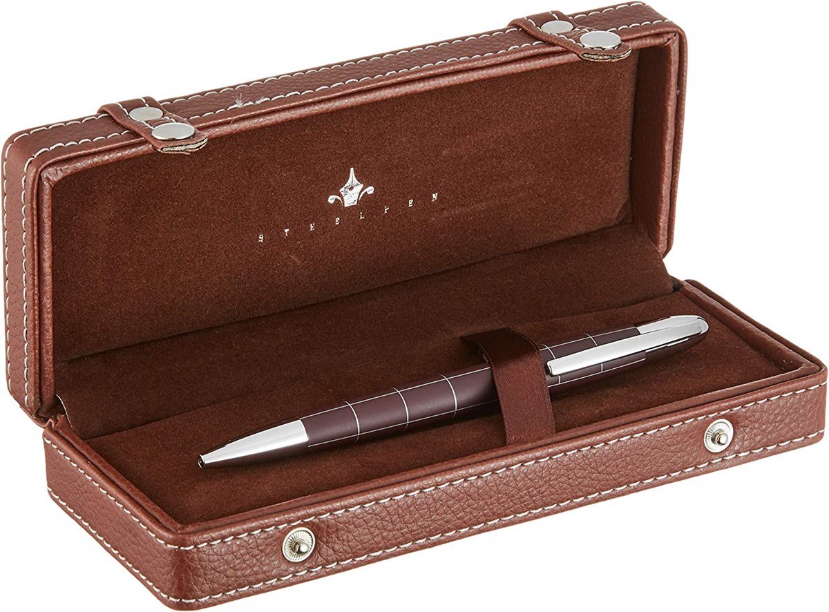 Steelpen Venüs Serisi 1713TV Slayt Kahve Tükenmez Kalem+Versatil Kalem