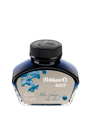 Pelikan 4001 62,5 ml Mavi Siyah Mürekkep
