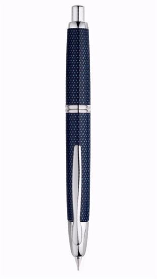 Pilot Capless Kasuri Blue Fountain Pen - M