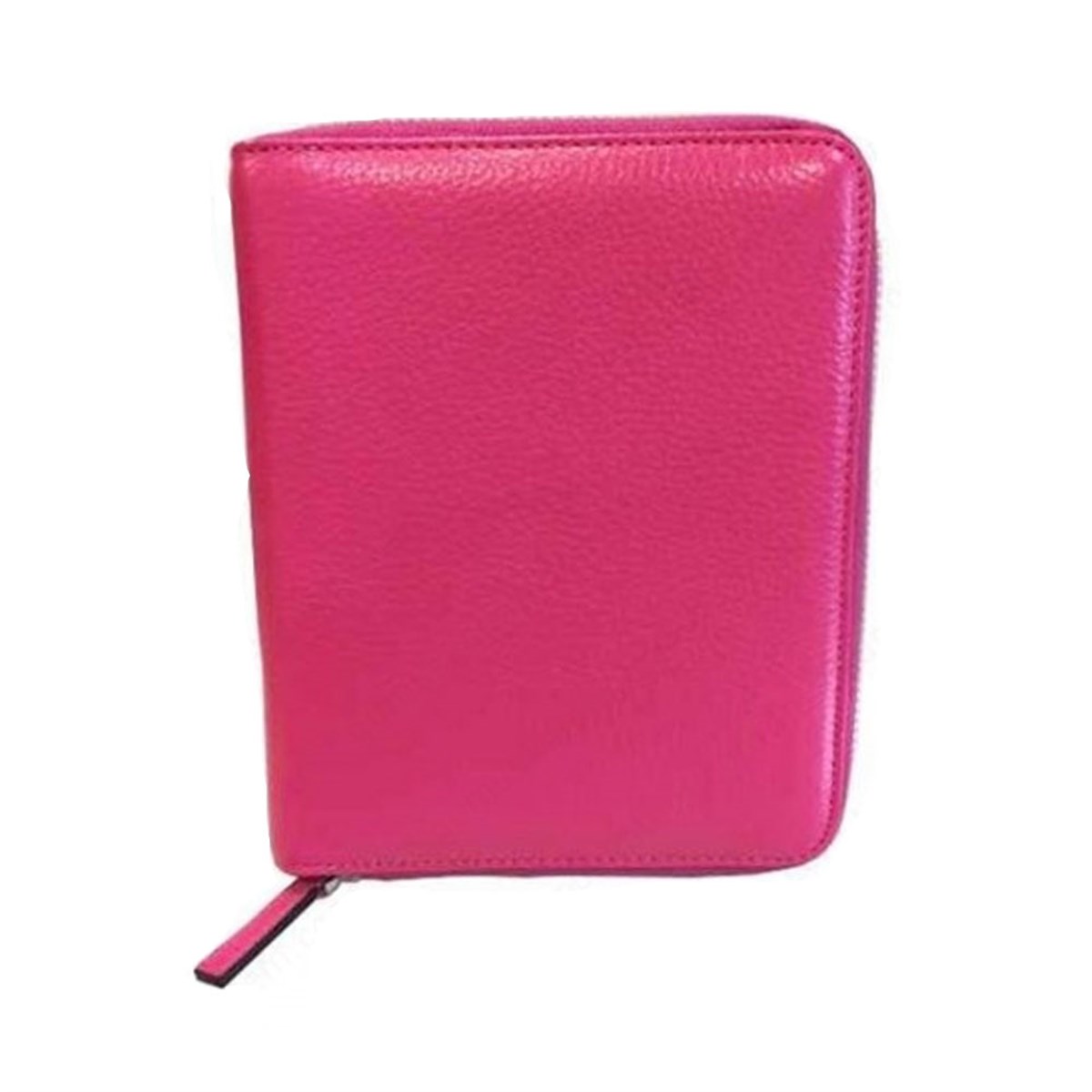 Carens Fuşya Hakiki Deri 6 Lı Kalem Çantası