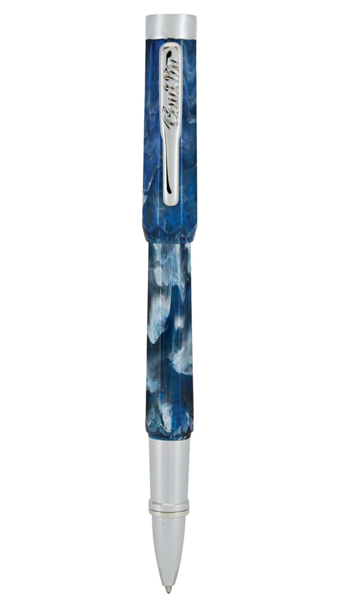 Conklin Nozac Soft Roll Ohio Blue Tükenmez - Roller Kalem