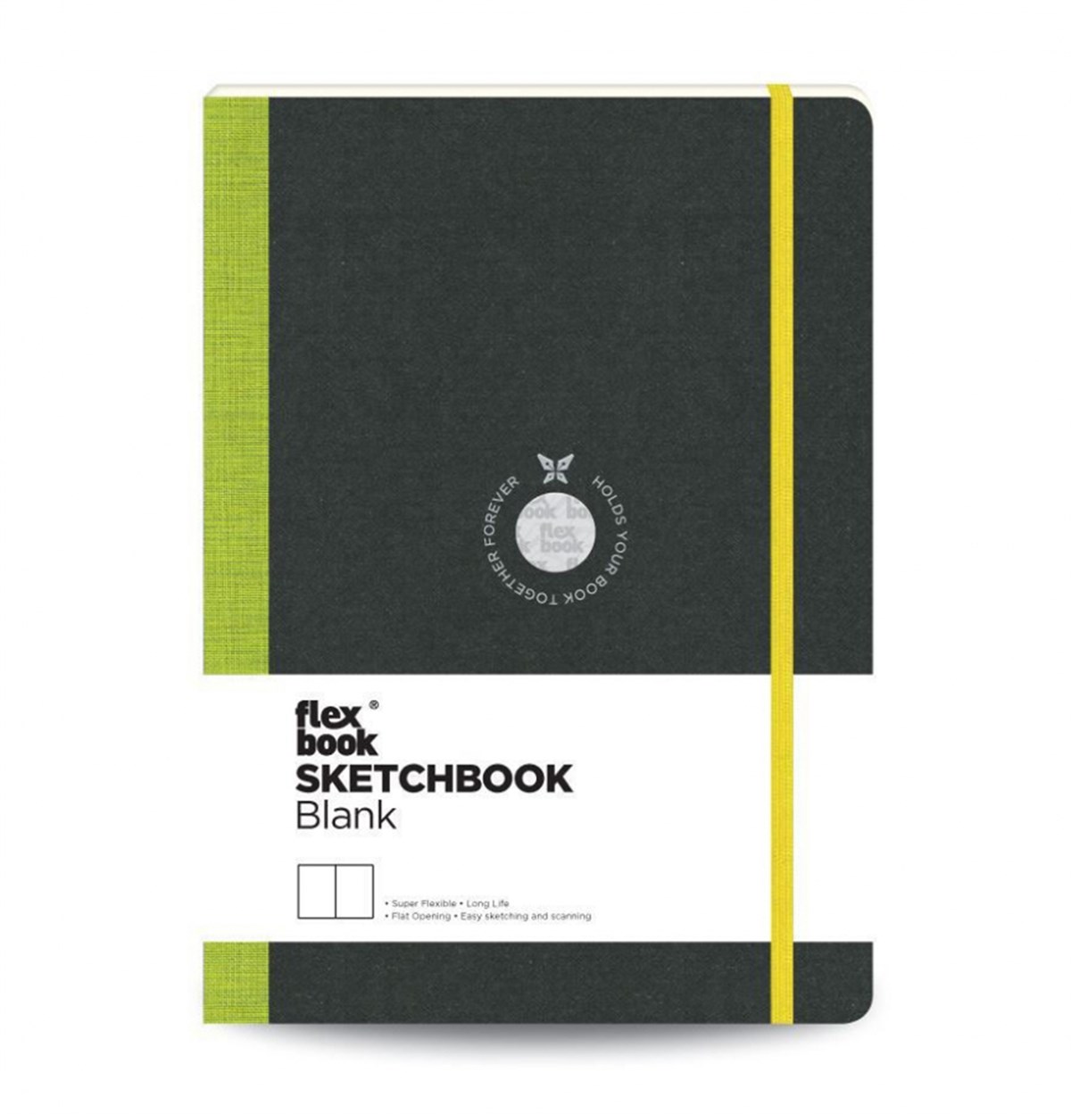 Flex Book 29 Esnek Notebook 15,5X21,5 Açık Yeşil Şerit Çizgisiz 96 Sayfa 170gr