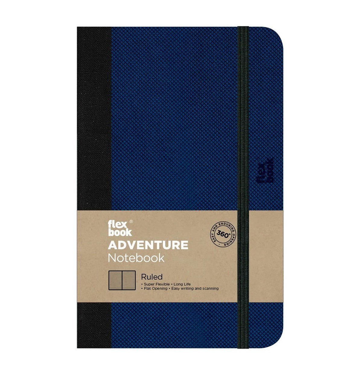 Flex Book 74 Özel Seri Adventure Esnek Notebook 9x14 Royal Blue Çizgisiz 192 Sayfa 85gr