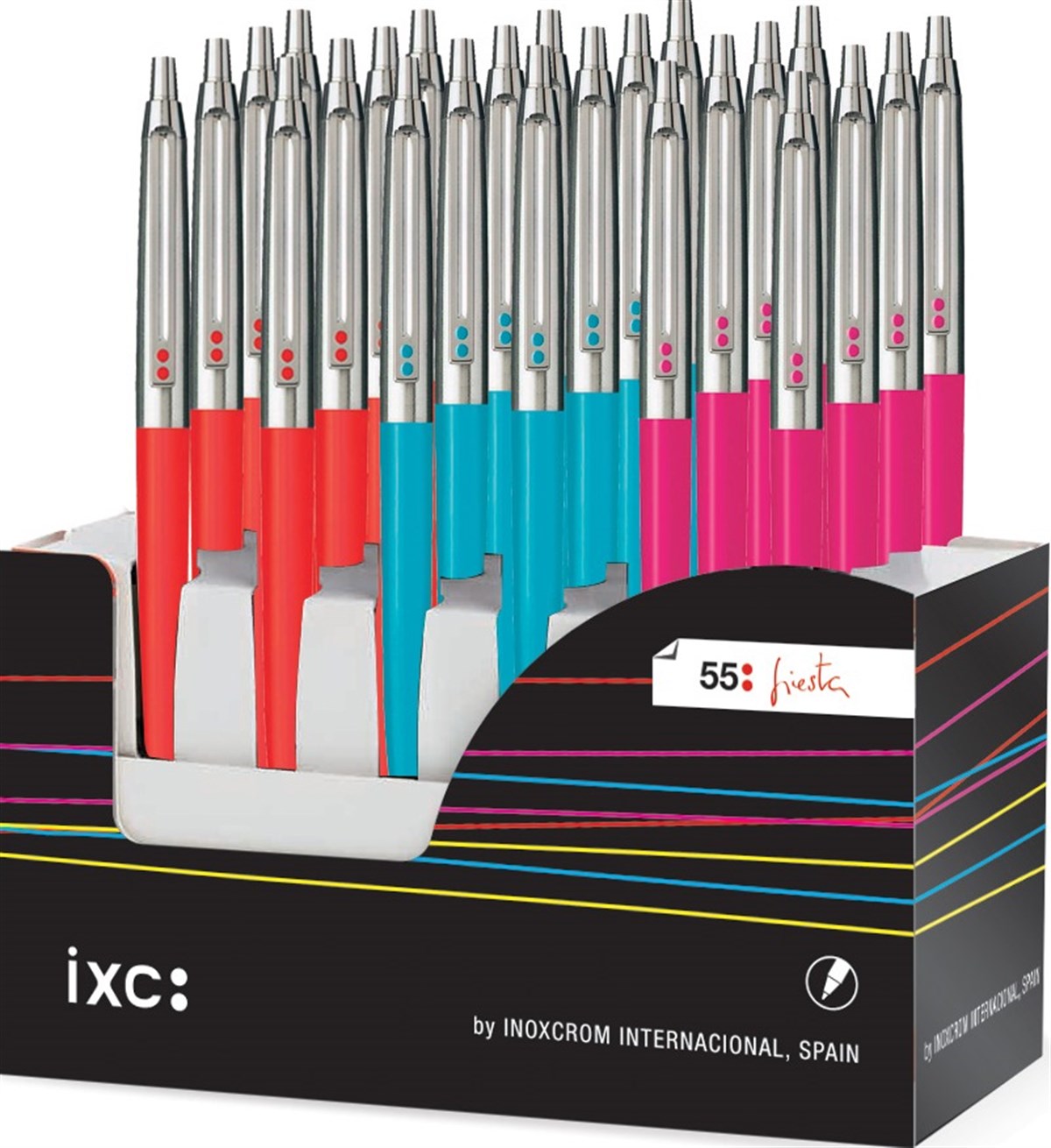 Inoxcrom 55 Serisi Fiesta Tükenmez Kalem