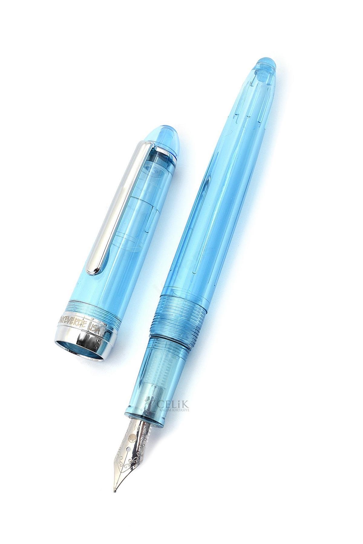 Monteverde Monza Serisi MV36722 M Blue Şeffaf Dolma Kalem