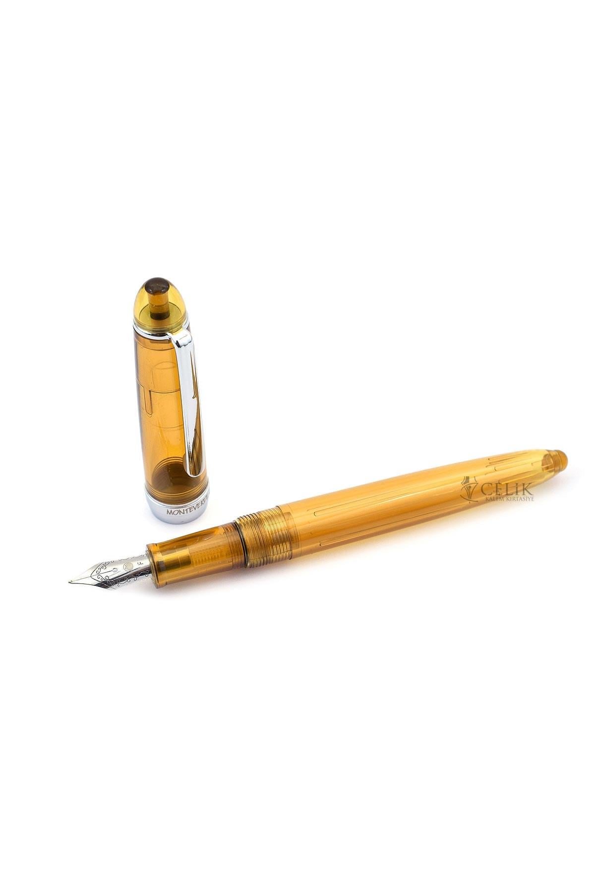 Monteverde Monza Serisi MV36732 M Amber Şeffaf Dolma Kalem