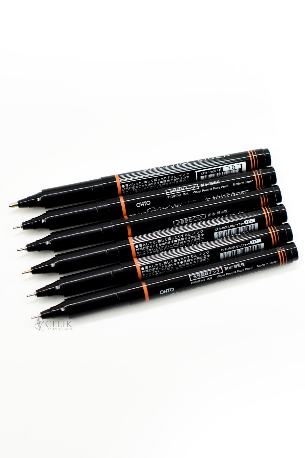 Ohto Çizim Serisi Graphic Liner 6 lı Set (005-01-02-03-05-10)