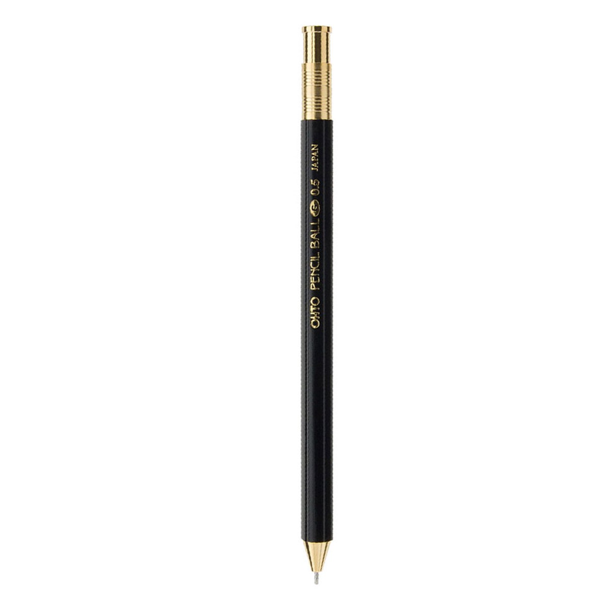 Ohto Wooden Serisi NKG-450E Siyah İğne Uçlu Roller Kalem 0.5