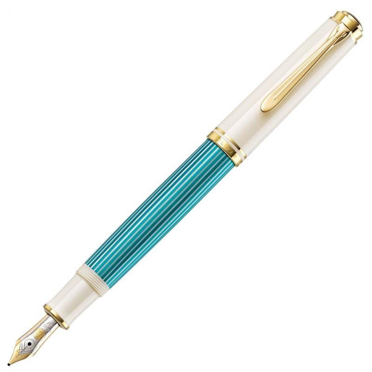 Pelikan Souveran M600 Turquoise - White Fountain