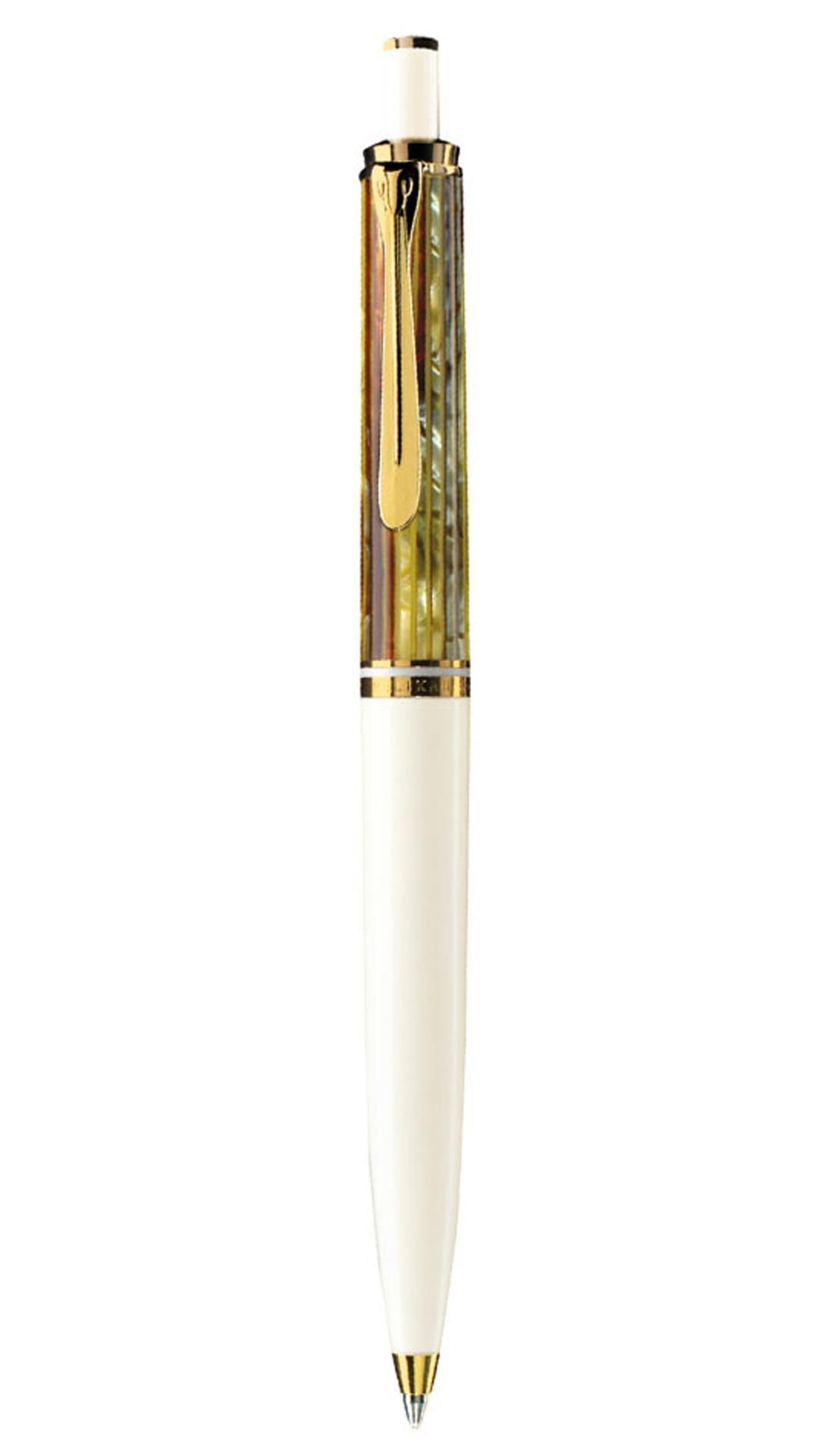 Pelikan Souveran Serisi K400 Tortoiseshell White Tükenmez Kalem