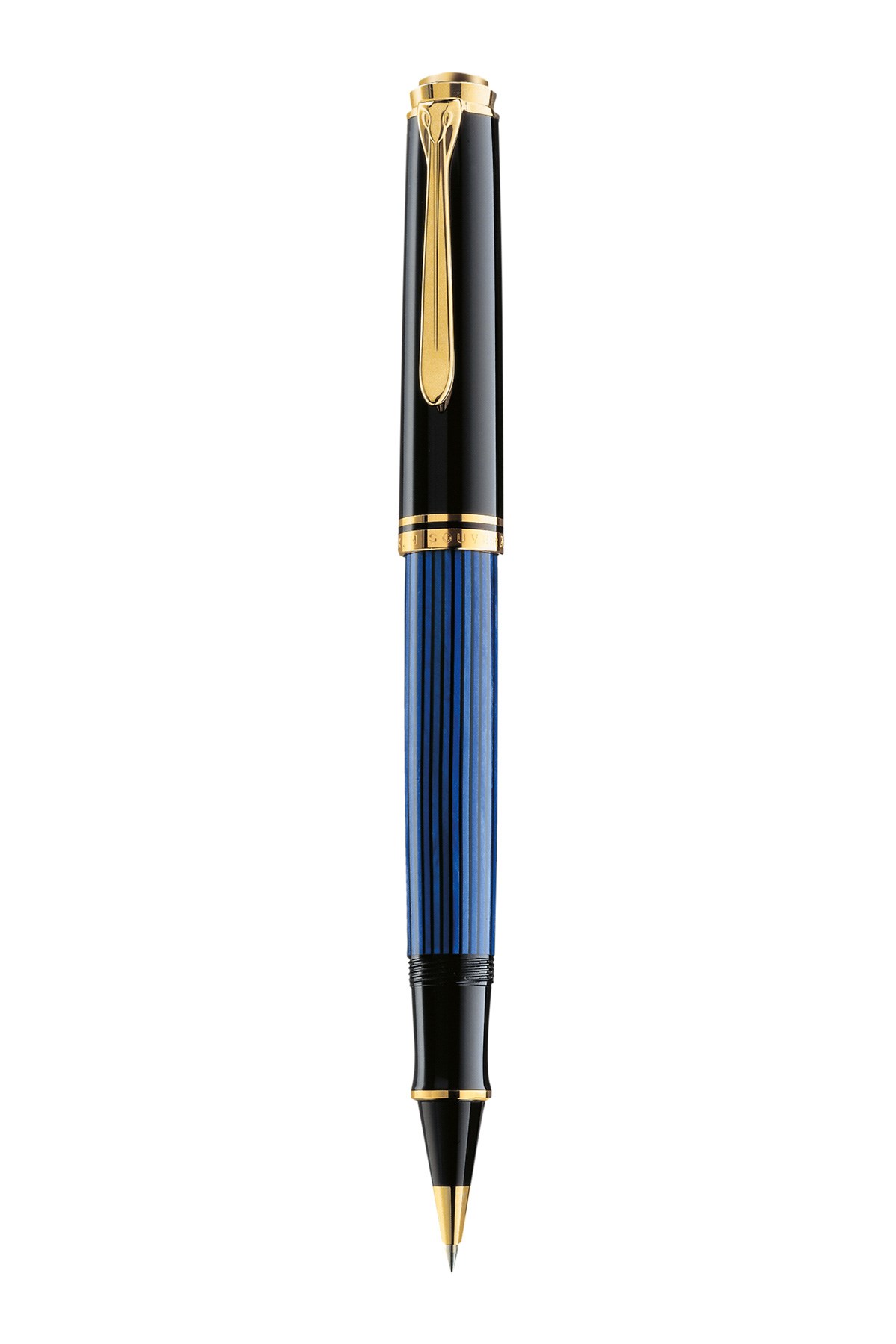 Pelikan Souveran Serisi R400 Mavi Siyah Roller Kalem