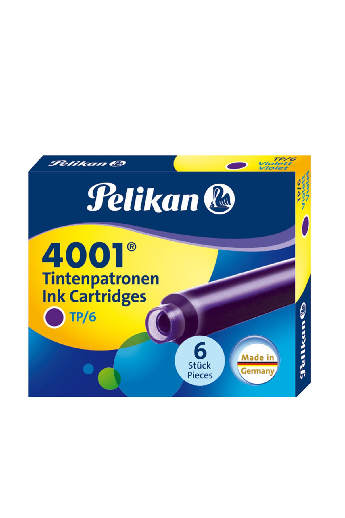 Pelikan TP6 Dolma Kalem Kartuşu Mor