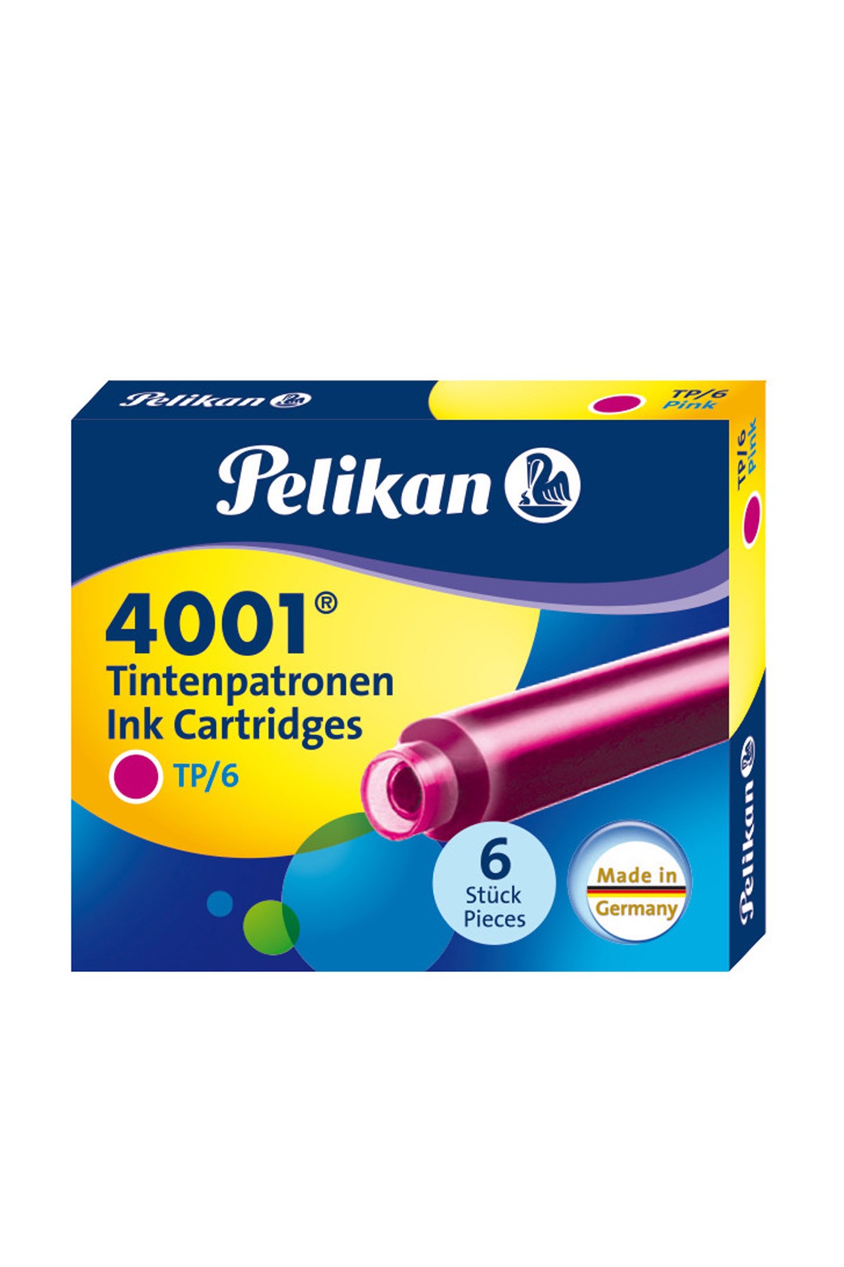 Pelikan TP6 Dolma Kalem Kartuşu Pembe