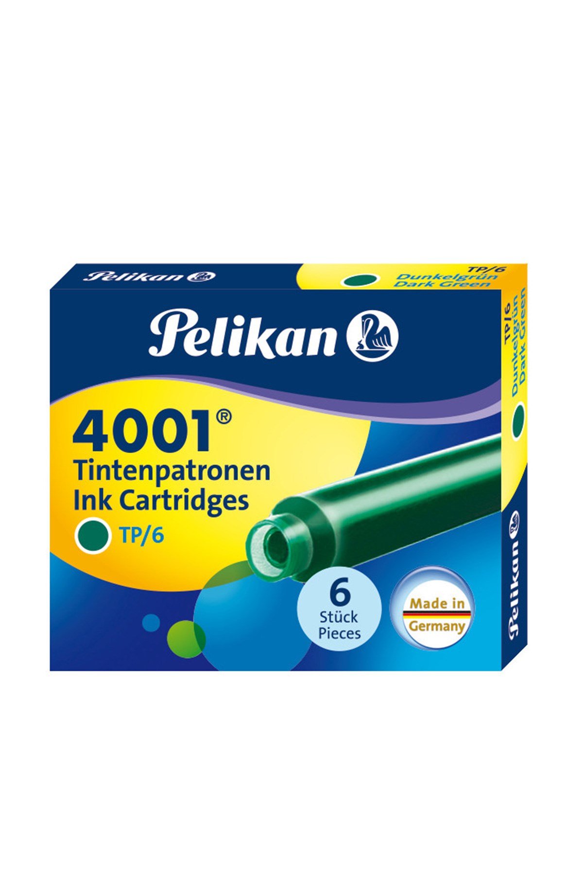 Pelikan TP6 Dolma Kalem Kartuşu Yeşil