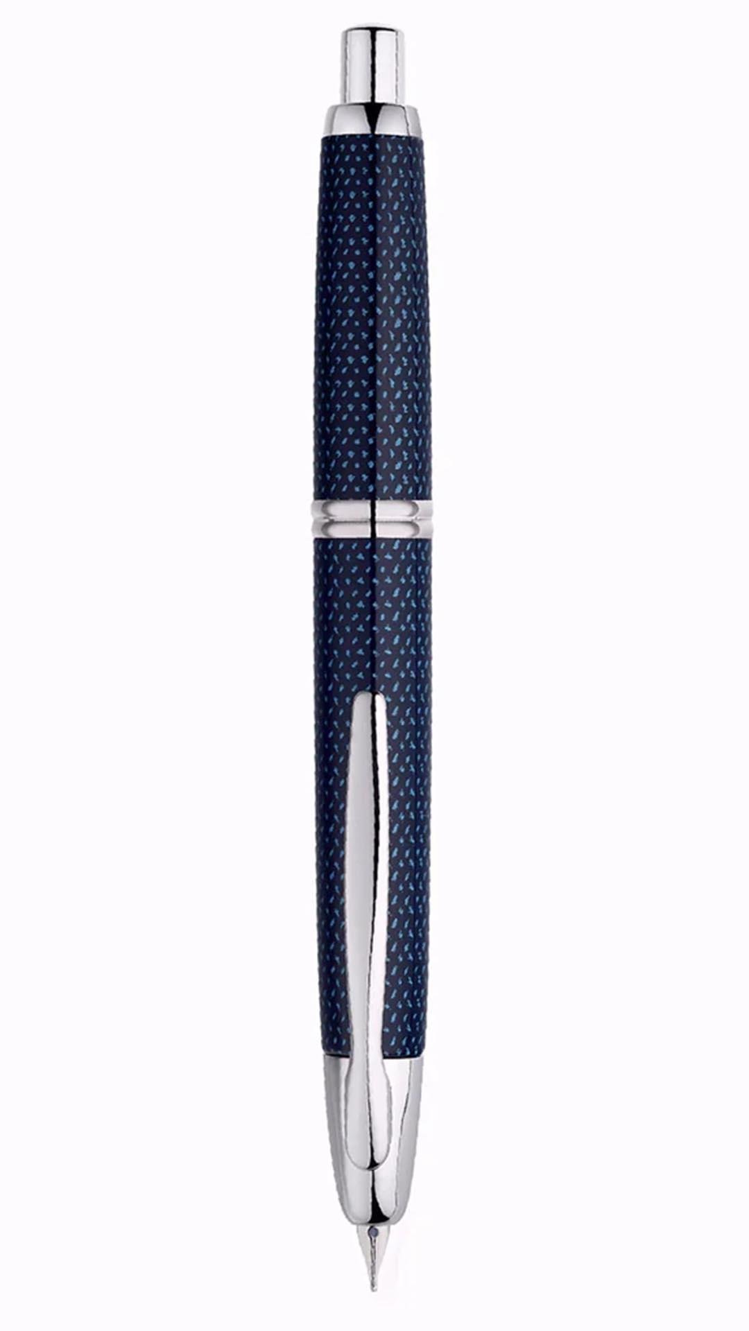 Pilot Capless Kasuri Blue Fountain Pen - M