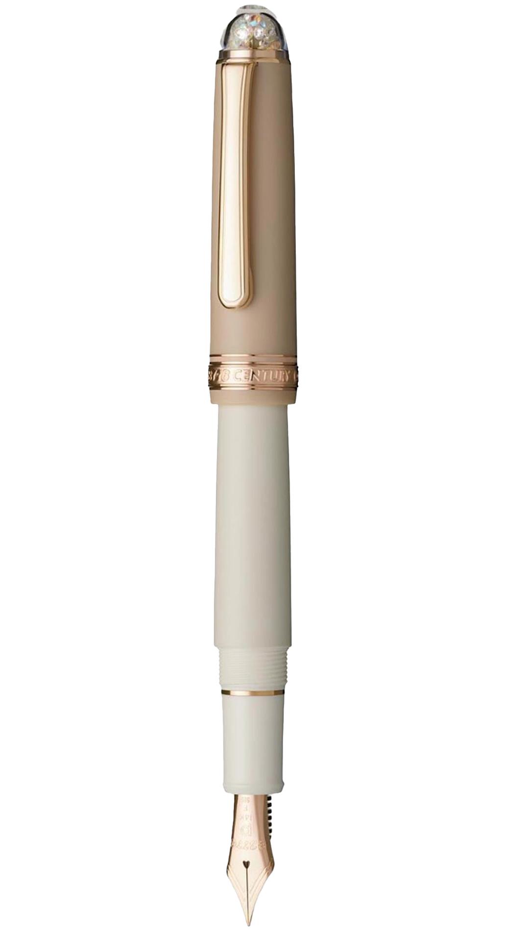 Platinum 3776 Century Fountain Pen Shape of a Heart Chai Latte Limited Edition