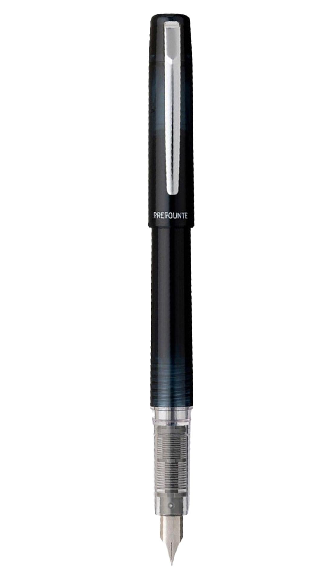 Platinum Prefounte Graphite Blue Fountain Pen M