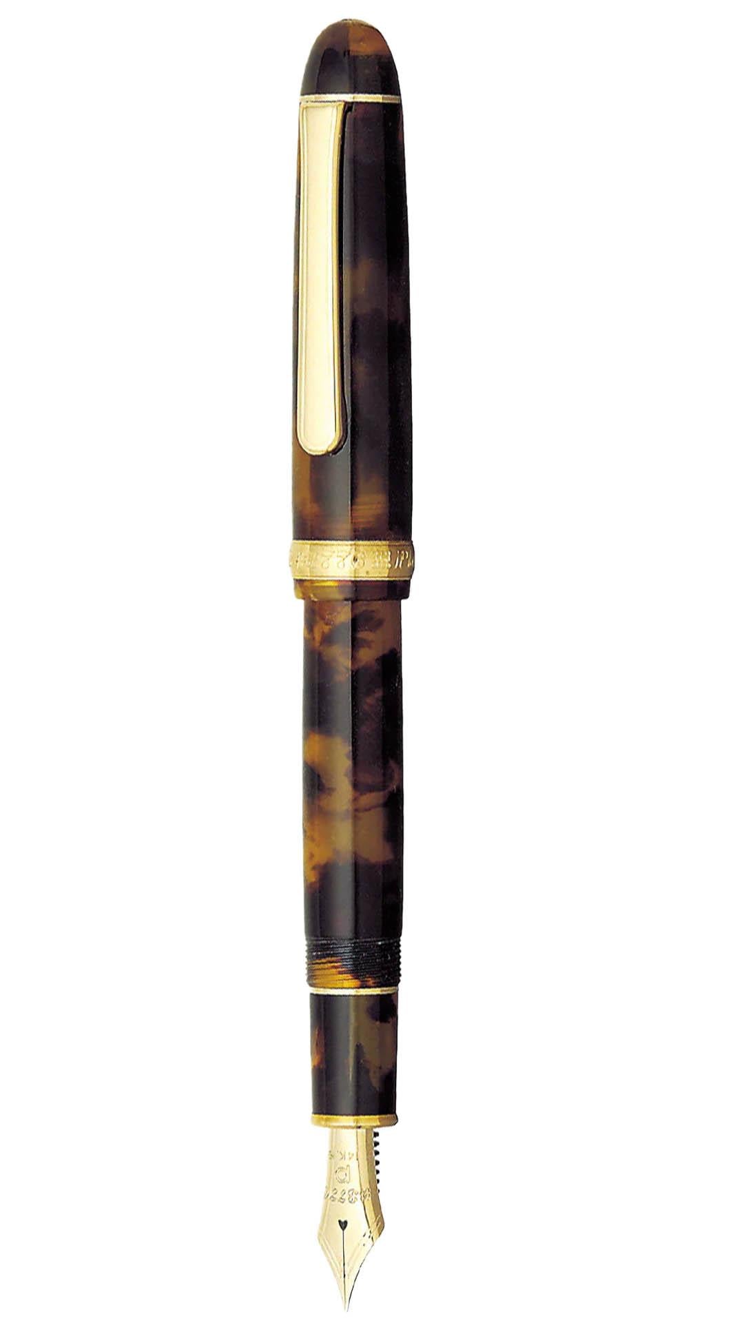 Platinum PTB 35000S Tortiose B Coffee Gold Fountain Pen