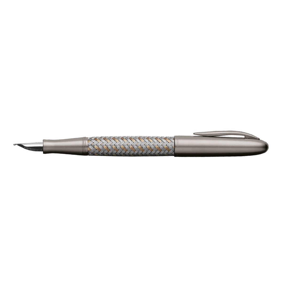Porsche Design P3110 Tecflex Altın Çelik Dolma Kalem M Uç