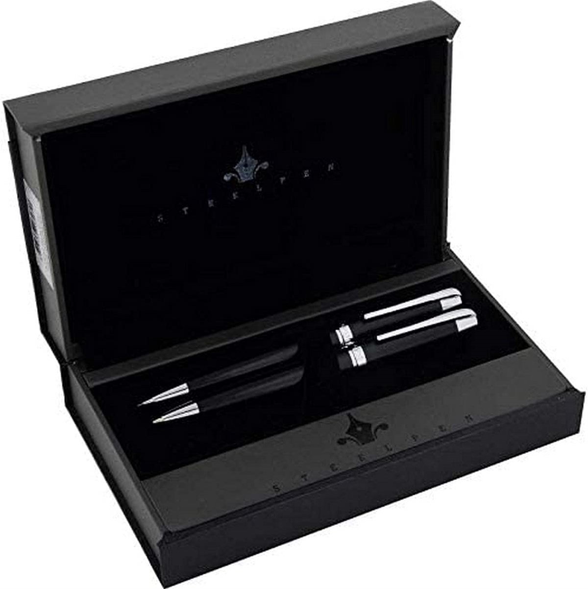 Steelpen Carens Serisi P261 Siyah Tükenmez Kalem +Versatil Kalem