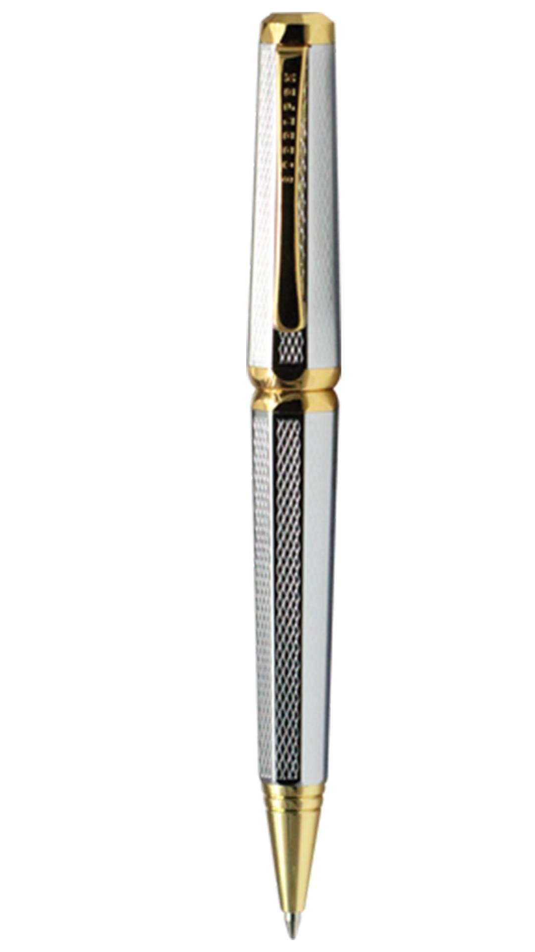 Steelpen Giza Serisi 925 Giza Gold-Krom Tükenmez Kalem