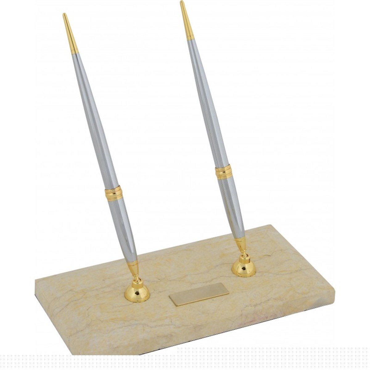 Steelpen  NO 56 Medalist Çiftli Mermer Masa Seti