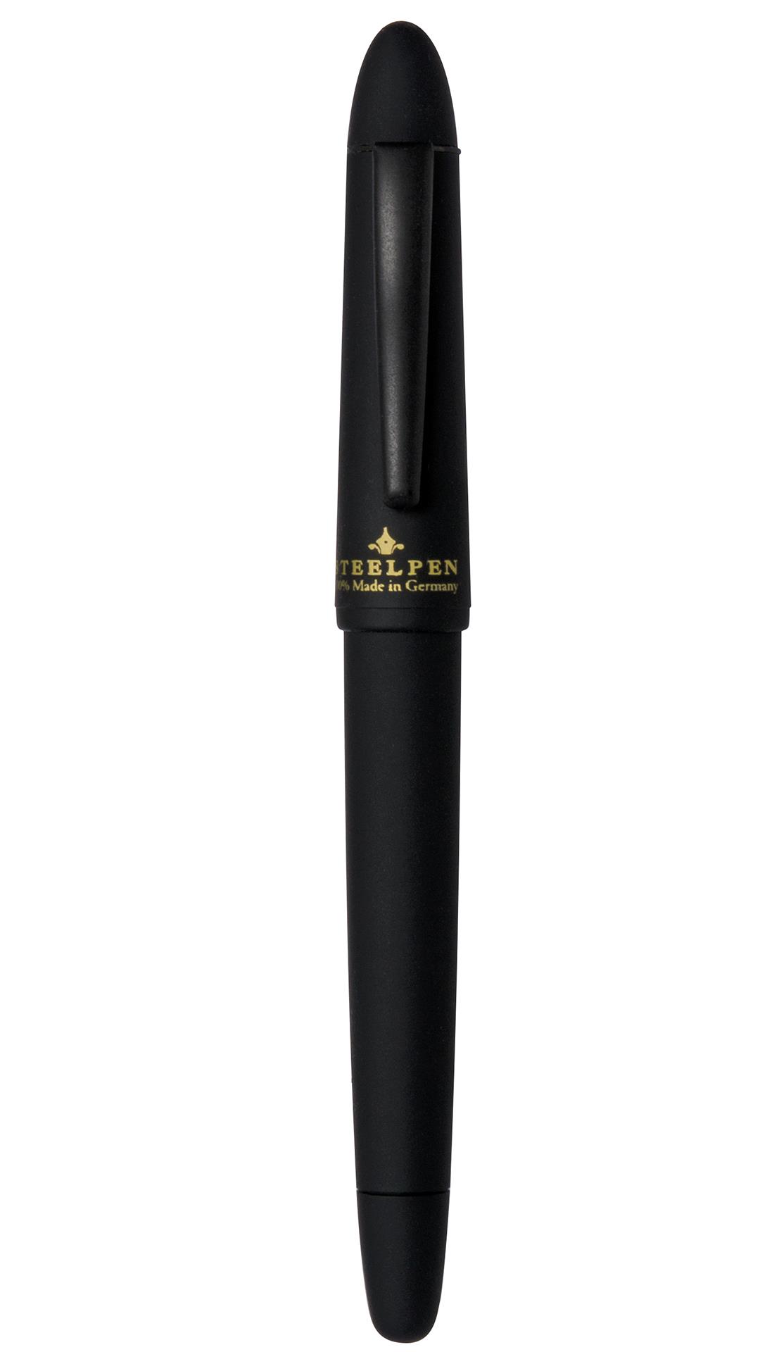 Steelpen Pearl Serisi 4528 DK Mat Siyah Dolma Kalem