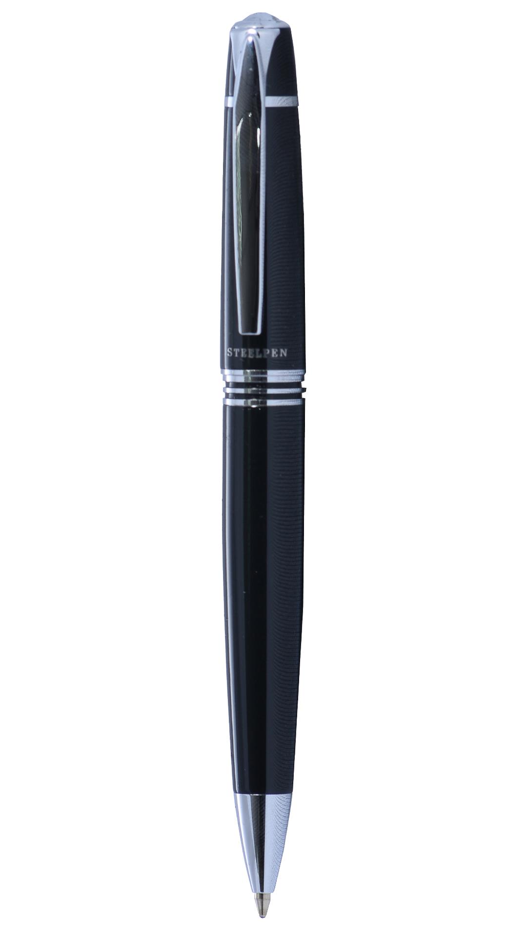 Steelpen Planet Serisi 0021T Siyah Tükenmez Kalem