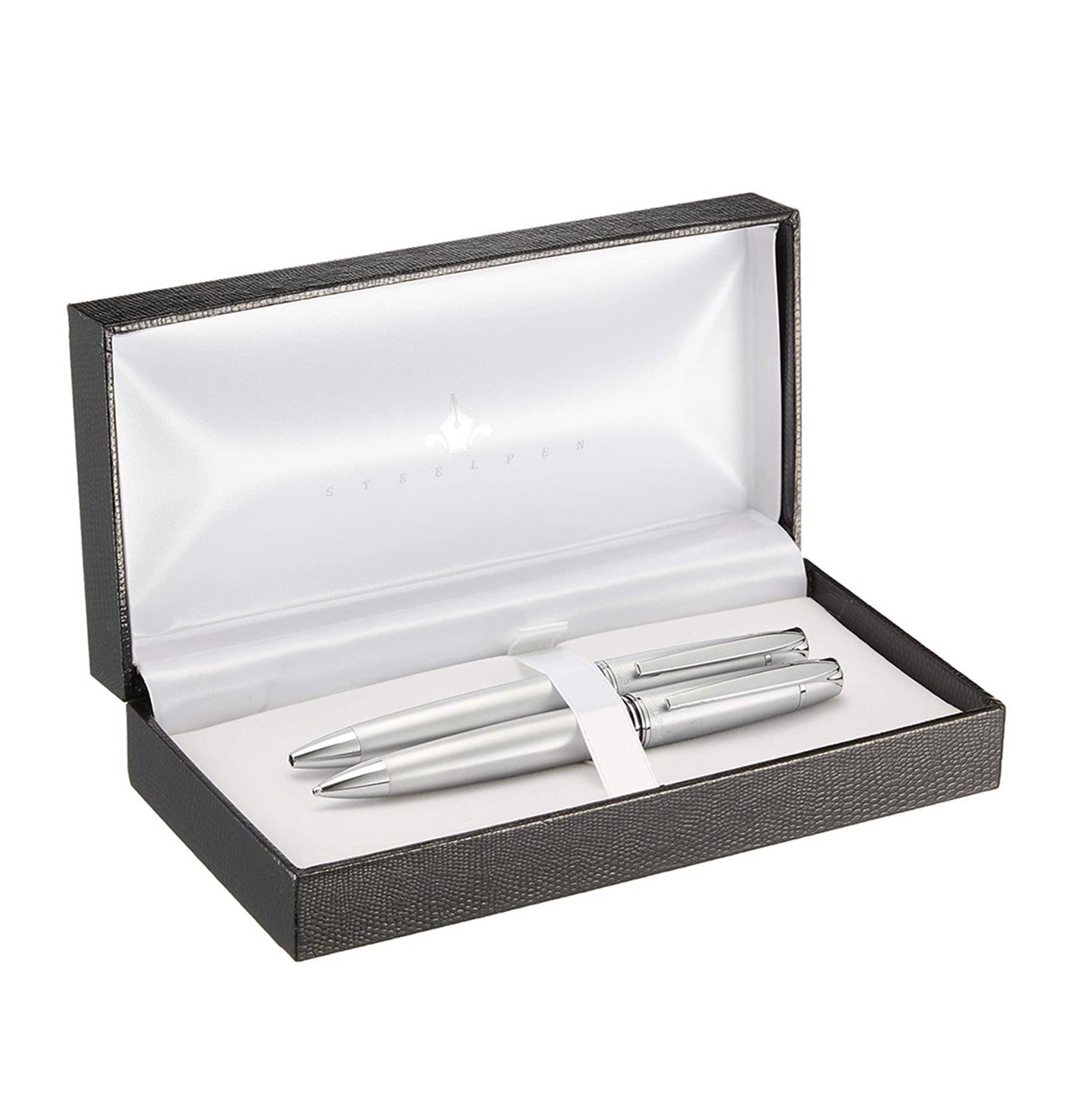 Steelpen Planet Serisi 0022TV Mat Krom Tükenmez Kalem+Versatil Kalem