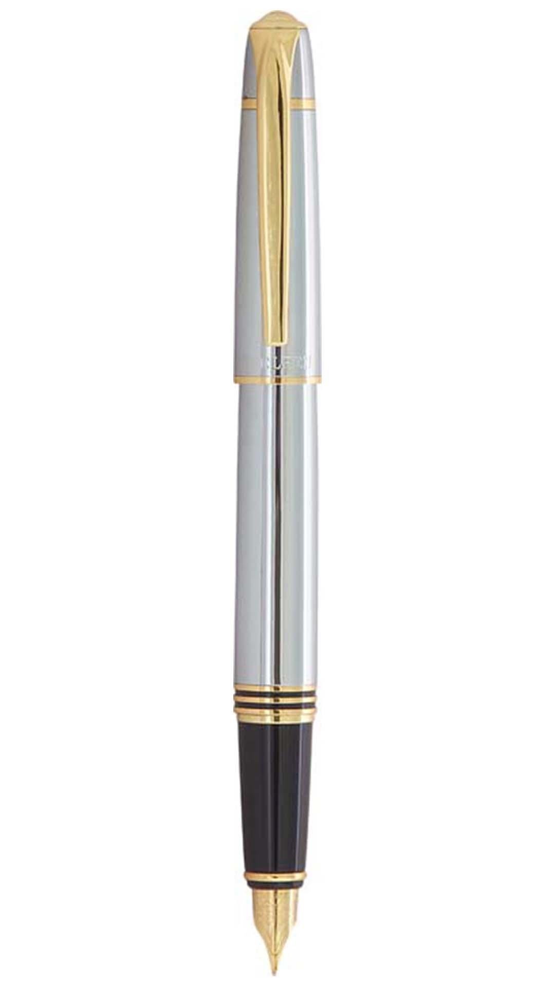 Steelpen Planet Serisi 0028D Krom Gold Dolma Kalem