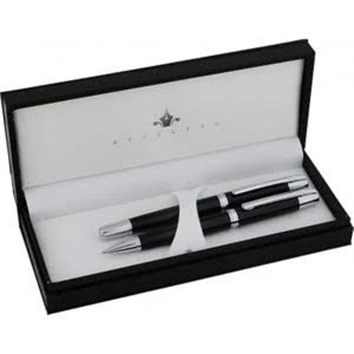Steelpen Serra Serisi 800-1 Siyah Roller Kalem+Tükenmez Kalem 