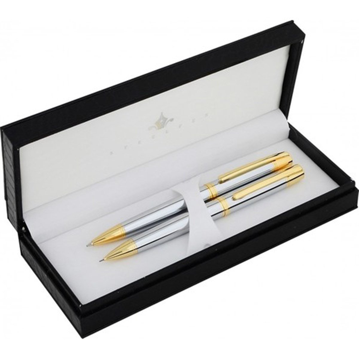 Steelpen Serra Serisi 800-4 Krom Tükenmez Kalem+Versatil Kalem