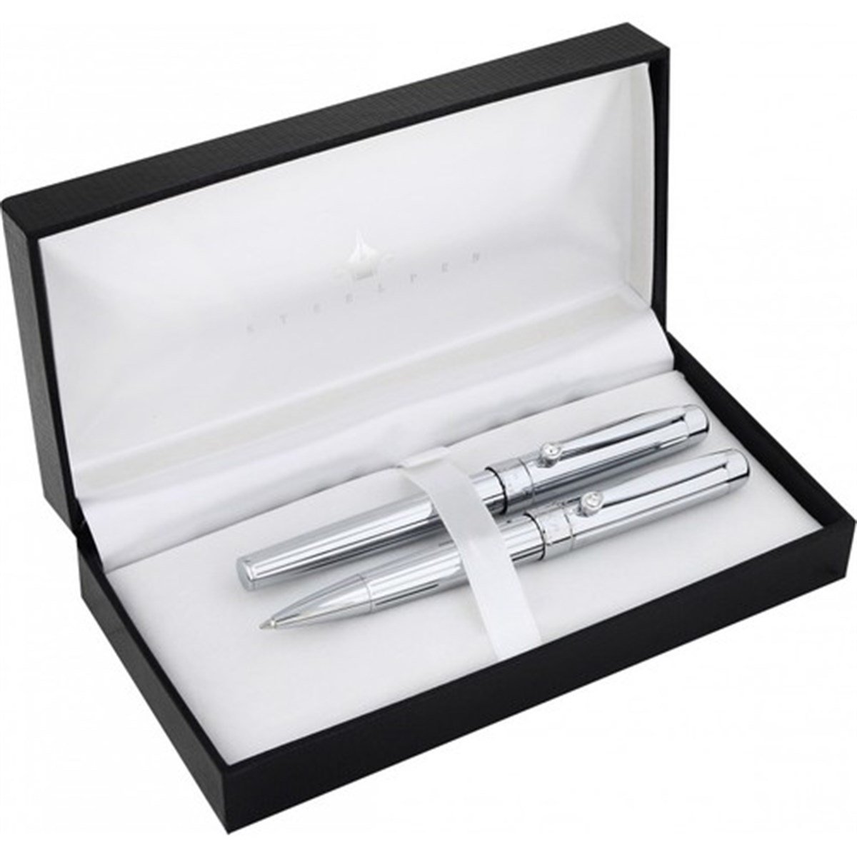 Steelpen URANUS Serisi 783 P.Krom Dolma Kalem+Tükenmez Kalem 