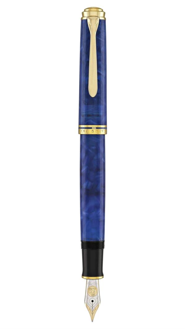 Pelikan Souverän M800 Blue o Blue Fountain PenPelikan Dolma